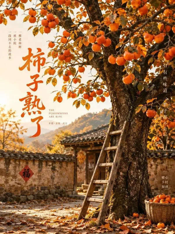 《柿子树下》- 天美传媒年代记忆短剧封面 《柿子树下》- 天美传媒年代记忆短剧封面
