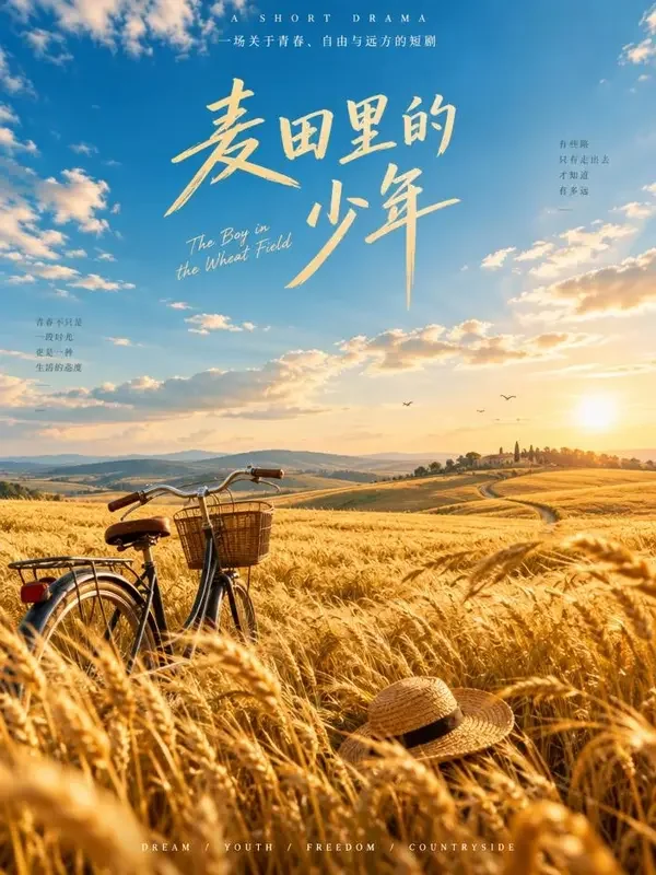 《风吹麦浪的日子》- 天美传媒乡村励志短剧封面 《风吹麦浪的日子》- 天美传媒乡村励志短剧封面
