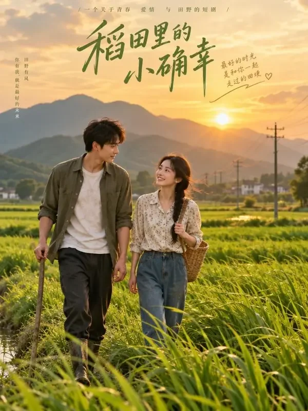 《稻香里的告白》- 天美传媒田园爱情短剧封面 《稻香里的告白》- 天美传媒田园爱情短剧封面